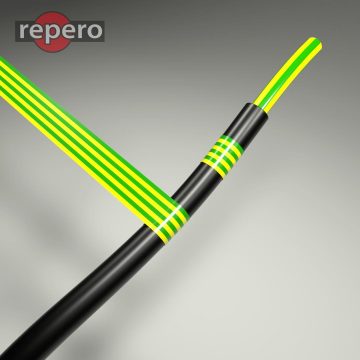 REPERO 701 izolācijas lente dzeltena 19 mm x 20 mREPERO 701 izolācijas lente dzeltena 19 mm x 20 m