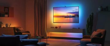 Govee H6099 TV fona apgaismojums 3 Lite LED fona apgaismojums 75-85 collu televizoram, RGBICW, Wi-Fi+BluetoothGovee H6099 TV fona apgaismojums 3 Lite LED fona apgaismojums 75-85 collu televizoram, RGBICW, Wi-Fi+Bluetooth