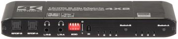 HDMI SLĒDZIS HDMI-SW-4/2MATRIXHDMI SLĒDZIS HDMI-SW-4/2MATRIX