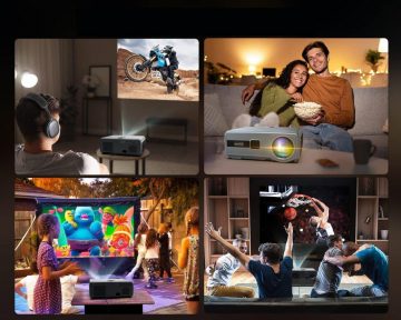 Zenwire E690H 1000 Ansi WiFi Android 11 projektors FULL HD 4K autofokussZenwire E690H 1000 Ansi WiFi Android 11 projektors FULL HD 4K autofokuss