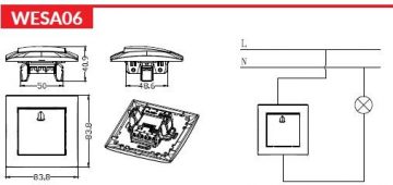 VCX WESA LC 06 zvana poga, melna