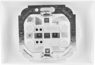 VCX WESA LC 14 dubultā kontaktligzda, balta