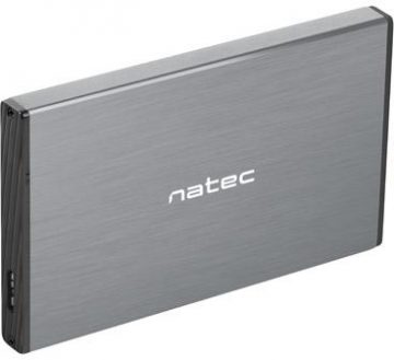 Natec Rhino GO SATA 2,5 collu USB 3.0 ārējā cietā diska korpuss, pelēks