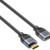 Unitek HDMI (M) - HDMI (F) 2.1 pagarinātāja kabelis, 8K 1m
