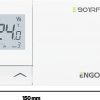 ENGO Controls E901-RF - bezvadu, nedēļas, elektroniskais temperatūras regulators