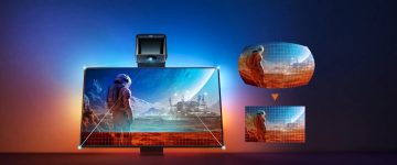 Govee H6097 TV fona apgaismojuma 3 gaismas LED lente 40-50 collu televizoriem, RGBICW, Wi-Fi+Bluetooth