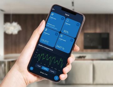 Vadu telpas termostats ar rullo žalūziju slēdzi, balts WZR-02ML Tech Controllers