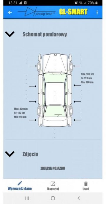 GL-SMART-XL krāsas biezuma mērītājs