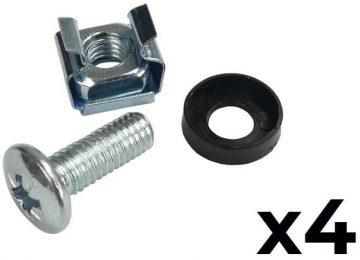 ATTE ADD-RACK2U1 montāžas adapteris ar taisniem caurumiem