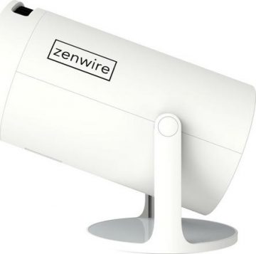 Zenwire R1 Full HD pārnēsājamais projektors ar Android Wifi un Bluetooth, pagriežams