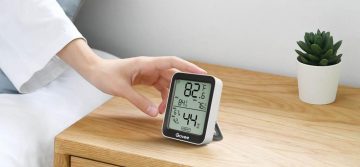 Govee H5075 Bluetooth termometrs un higrometrs, displejs