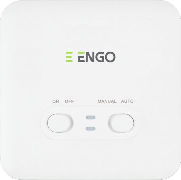 ENGO Controls E7-RFB — programmējams bezvadu temperatūras regulators, melns