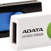 Adata UV320 256GB USB 3.2 Gen1 USB zibatmiņa, balta Adata UV320 256GB USB 3.2 Gen1 USB zibatmiņa, balta