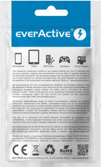 USB-C / USB-C RGB LED everActive CBB-1PDR KABELIS 100 cm 3A USB-C / USB-C RGB LED everActive CBB-1PDR KABELIS 100 cm 3A