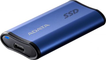 Adata SE880 500GB USB3.2A/C Gen2x2 ārējais SSD disks, zils Adata SE880 500GB USB3.2A/C Gen2x2 ārējais SSD disks, zils