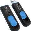 Adata UV128 512GB USB 3.2 Gen1 USB zibatmiņa, melna un zila