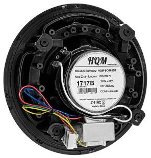 HQM-SO2025B 20 W griestu skaļrunis (melns)