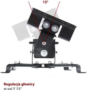 2-in-1 griestu/sienas projektora stiprinājums P-108