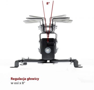 2-in-1 griestu/sienas projektora stiprinājums P-108