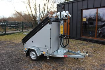 PV3 uzraudzības piekabe ar fotoelektrisko sistēmu