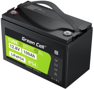 LiFePO4 zaļās šūnas kubs 12,8 V 100 Ah LFPGC12V100 Ah litija dzelzs fosfāta akumulators LiFePO4 zaļās šūnas kubs 12,8 V 100 Ah LFPGC12V100 Ah litija dzelzs fosfāta akumulators