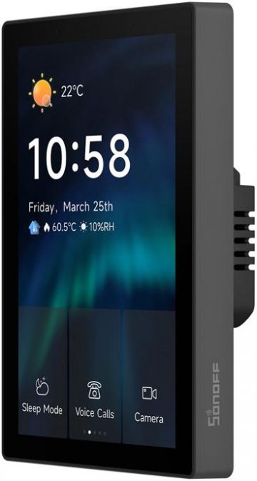 SONOFF NSPanel Pro 120 WiFi/Bluetooth/ZigBee vadības panelis (melns) NSPanel120PB SONOFF NSPanel Pro 120 WiFi/Bluetooth/ZigBee vadības panelis (melns) NSPanel120PB