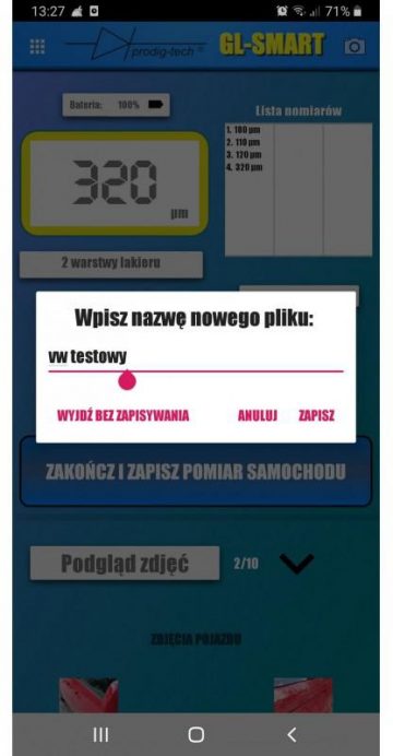GL-SMART-2 krāsas biezuma mērītājs