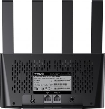 TENDA 4G08 LTE AC1200 maršrutētājs divjoslu Wi-Fi 4G+