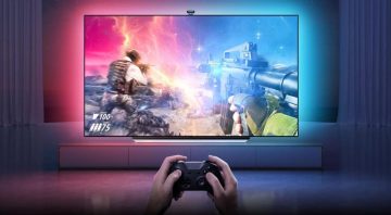 Govee H605C Envisual TV fona apgaismojuma T2 LED lente 55-65 collu televizoriem, RGBIC, Wi-Fi + Bluetooth