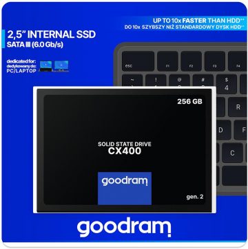 SSD disks GOODRAM CX400 G2 256GB SATA3