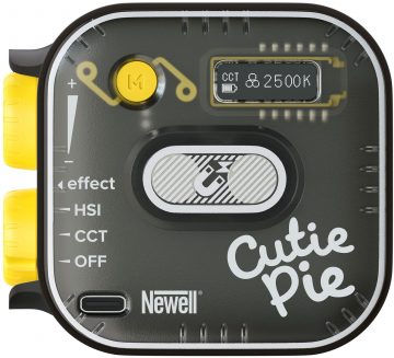 Newell RGB Cutie Pie LED lampa - melna Newell RGB Cutie Pie LED lampa - melna