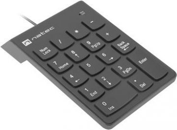 Natec Goby 2 USB ciparu tastatūra, melna Natec Goby 2 USB ciparu tastatūra, melna