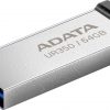 Adata UR350 64GB USB3.2 Gen2 metāla, melna zibatmiņa