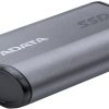 Adata SE880 4TB USB3.2A/C Gen2x2 ārējais SSD disks, pelēks