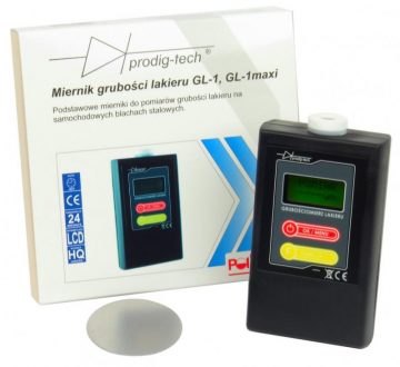 GL-1 FE krāsas biezuma mērītājs + ādas maciņš GL-1 FE krāsas biezuma mērītājs + ādas maciņš