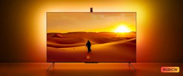 Govee H6097 TV fona apgaismojuma 3 gaismas LED lente 40-50 collu televizoriem, RGBICW, Wi-Fi+Bluetooth