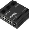 Teltonika TSW202 rūpnieciskais pārvaldītais komutators 8xFE 2xSFP PoE+ (TSW202000000) DIN Teltonika TSW202 rūpnieciskais pārvaldītais komutators 8xFE 2xSFP PoE+ (TSW202000000) DIN