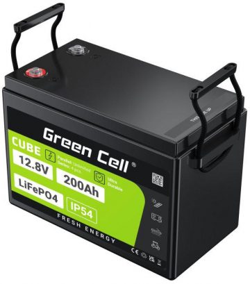 LiFePO4 zaļās šūnas kubs 12,8 V 200 Ah LFPGC12V200 Ah litija dzelzs fosfāta akumulators