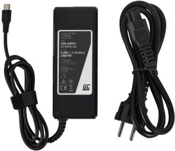 APPLE Green Cell PRO AD139P 20V 4.5A 90W USB-C barošanas bloks klēpjdatoram