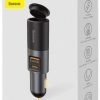 Baseus Share Together automašīnas lādētājs 120W 3A 1x USB-A 1x USB-C PD 30W QC 4.0+