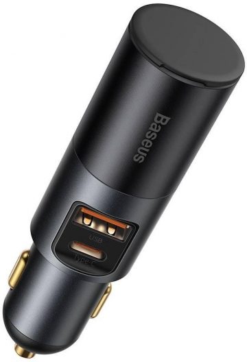 Baseus Share Together automašīnas lādētājs 120W 3A 1x USB-A 1x USB-C PD 30W QC 4.0+