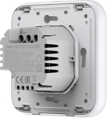 Aqara grīdas apsildes termostats W500 Termostats grīdas apsildei UT-A01D