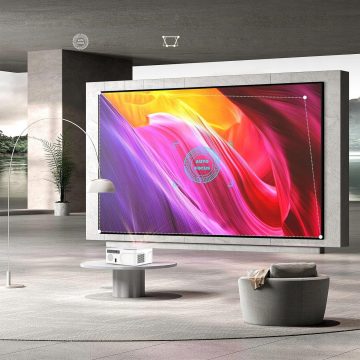 Zenwire E601H LED WiFi Android televizors FULL HD 4K autofokusa projektors