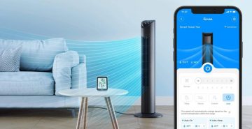 Govee H5075 Bluetooth termometrs un higrometrs, displejs