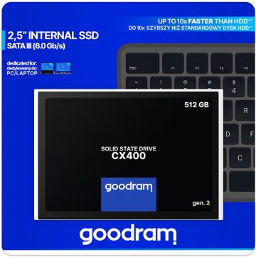 SSD disks GOODRAM CX400 G2 512 GB SATA3