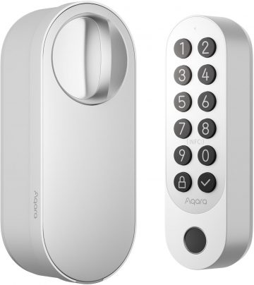 Aqara Smart Lock U200 komplekts, balta viedā durvju slēdzene EL-D02DW