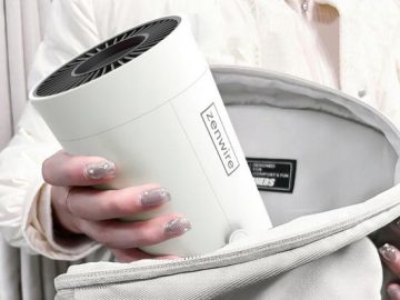 Zenwire R1 Full HD pārnēsājamais projektors ar Android Wifi un Bluetooth, pagriežams