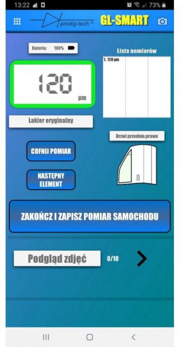 GL-SMART-XL krāsas biezuma mērītājs