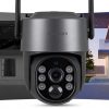 EasyCam IP kamera, saules paneļa, bezvadu PTZ Tuya 3MP, 4x tālummaiņa EC-4PTZ4DL-S-4G EasyCam IP kamera, saules paneļa, bezvadu PTZ Tuya 3MP, 4x tālummaiņa EC-4PTZ4DL-S-4G