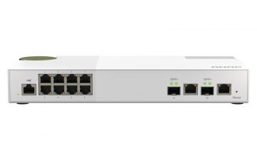 Lüliti|QNAP|QSW-M2108-2C|Tüüp L2|Töölaud/pjedestaal|2x10/100/1000BASE-T/SFP kombinatsioon|QSW-M2108-2C